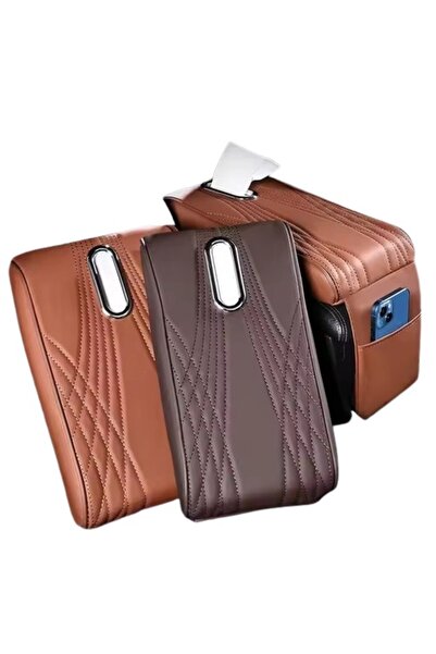 TodayShop Universal car armrest cover with tissue compartment and storage pocket