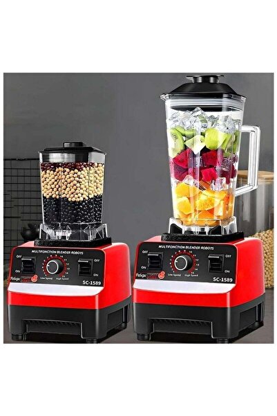 Generic Digital 2 in 1 Electric Blender with Multifunctional Grain Grinder 2L