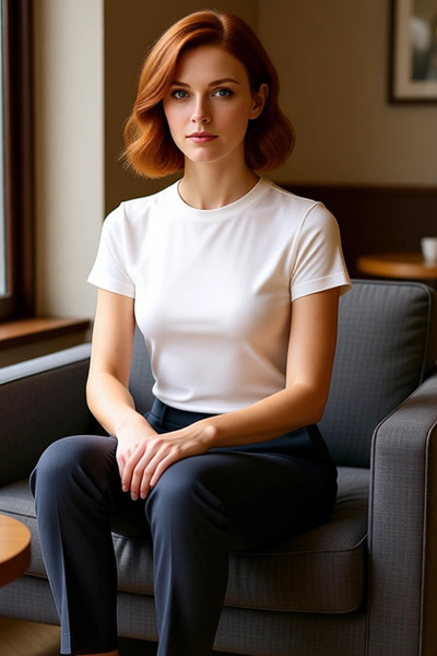 PayBuy Viscose Ribbed Crew Neck Fitted Blouse Comfortable to Wear Modern Style for Casual Combinations