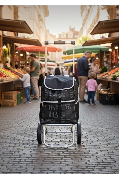 CEZVE HOME Teleskopik Saplı Su Geçirmez Çantalı Alüminyum Gövdeli Katlanabili...