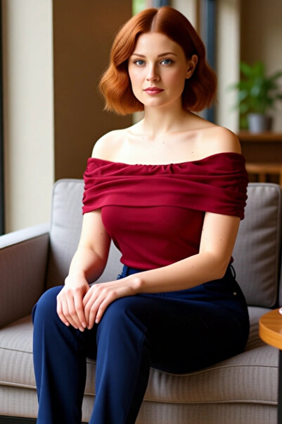 PayBuy Women's Carmen Collar Tulle Knitted Plus Size Blouse Offers Everyday Elegance and Comfort Quality Stylish Comfortable