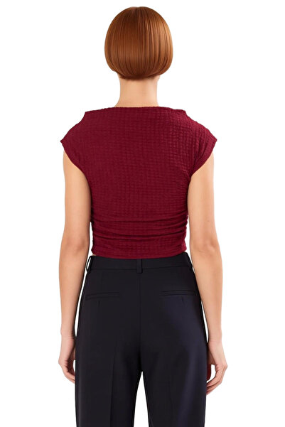 PayBuy Women's Fitted Knitted Blouse Boat Neck Sleeveless Summer Comfortable and Stylish Long Lasting