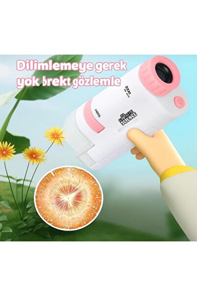 ATLT ATLANTİS LED IŞIKLI TAŞINABİLİR MİKROSKOP 80-200 MİNİK CİHAZLA BÜYÜK KEŞ...