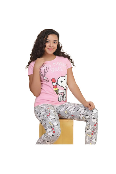 Generic Girls' short-sleeved cotton pajamas - PJ 403