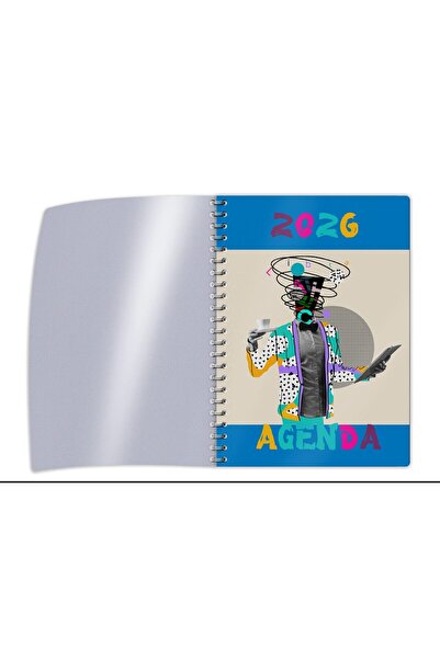 Libra A4 daily dated agenda 2026, 272 pages, cardboard cover with plastic overcover