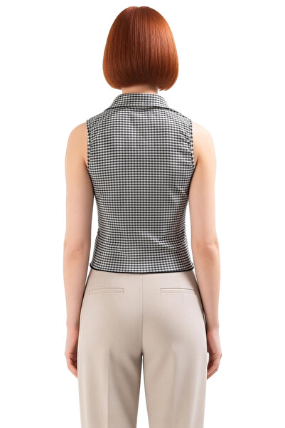 PayBuy Women's Checkered Knitted Blouse Fitted Fit Casual Style Perfect Fit Superior Material Stylish Appearance