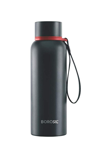 Borosil Vacuum Trek Bottle Black 500ml