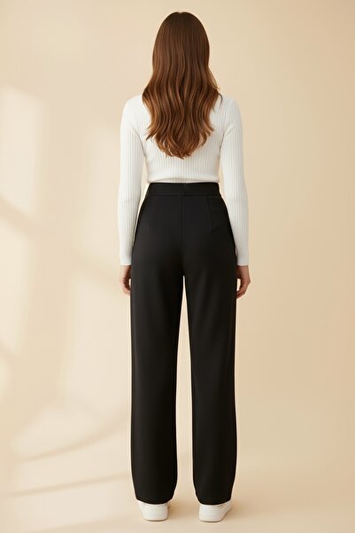 Store Beli Cırtlı Likralı Pantolon