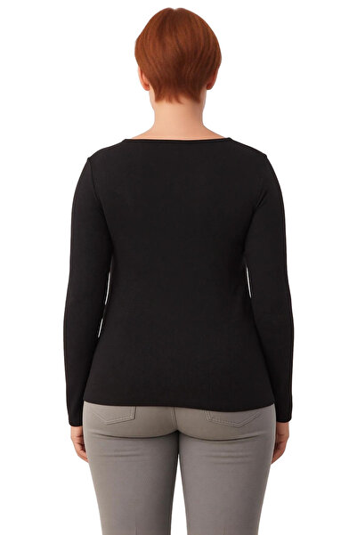 PayBuy Femei guler rotund Butoane Detaliat material reiat Mânecă lungă Lungime obișnuită din material subțire Calitate Elegant Confortabil