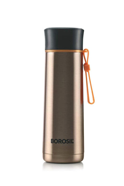 Borosil Vacuum Sprint Bottle Gold 400ml