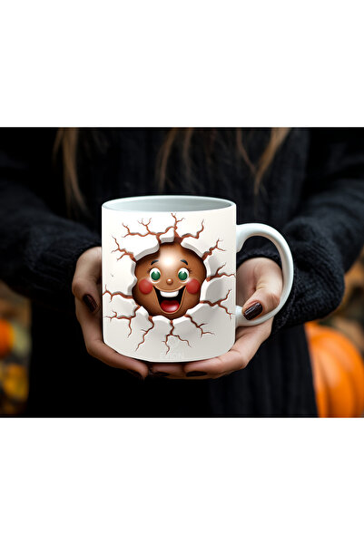 Evion Ginger Man (Cookie Man) Patterned Mug – New Year's Special Design