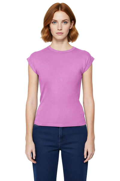 PayBuy Bluză de damă cu nervuri viscoase, ocazional de vară, croiala confortabilă, design special, material distins