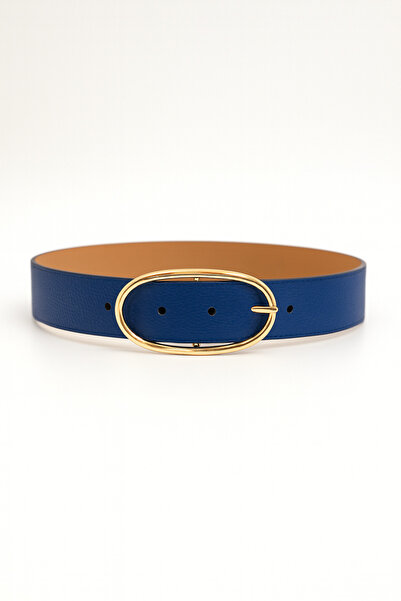 UCCELLO aspect de piele Centura pentru femei cu catarama ovala