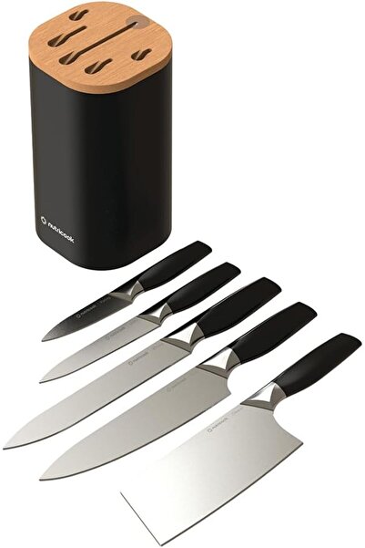 Nutricook Essentials Everyday Knife Set - Black