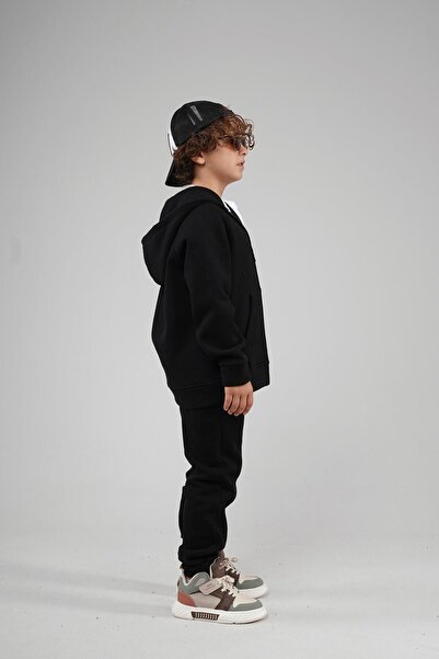 king brich Kingbrich Kids Hooded Front Zippered Bottom Top Set