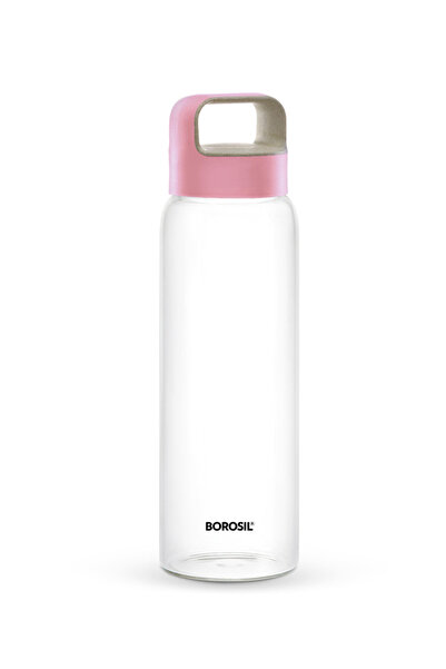 Borosil Neo Glass Bottle 750ml Pink