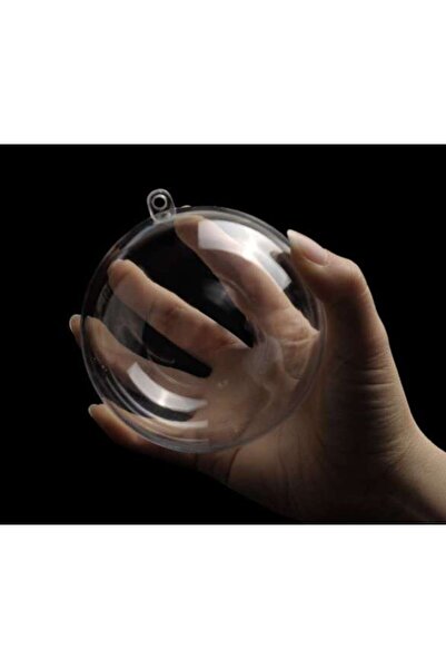 zola Σετ προσαρμοσμένων διαφανών σφαιρών, 12 τεμαχίων, πλαστικές, διαμέτρου 8 cm