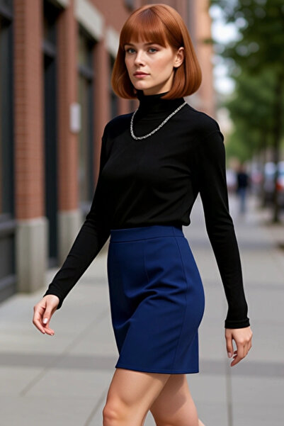 PayBuy Bluză crop cu mânecă lungă, cu gât roșu, pentru femei, din material su...