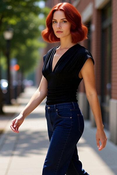 PayBuy بلوزة نسائية محبوكة بدون أكمام وياقة على شكل V، ذات جودة عالية، أنيقة،...