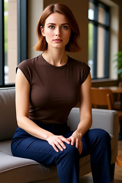 PayBuy Bluză de damă cu nervuri viscoase, ocazional de vară, croiala confortabilă, design special, material distins