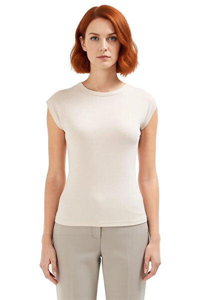 PayBuy Bluză de damă cu nervuri viscoase, ocazional de vară, croiala confortabilă, design special, material distins