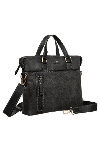 Other Geantă din piele neagră PTN 717-SCC-7384