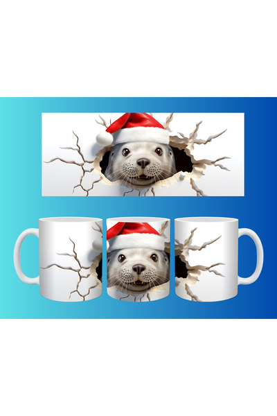 Evion Cute Animal Character Christmas Cup – New Year Special Edition