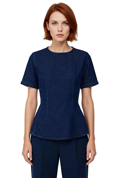 PayBuy Top elegant din denim pentru femei Casual și eleganță de birou într-unul singurul loc Calitate elegantă Confortabil Modern Elegant