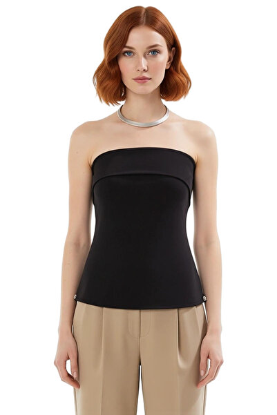 PayBuy Stylish Strapless Fitted Blouse Woven Fabric for Summer Casual Special Design Use