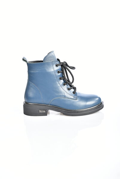 MEMORY Hakiki Deri Kadın Bot – 4,5 Cm Tabanlı Deri Şık Bot MS0181