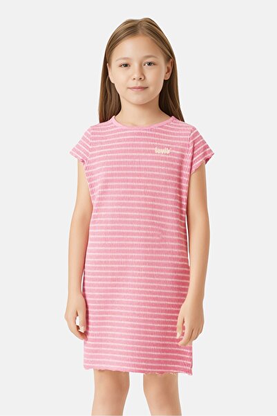 Levi's Kids Girl Short Sleeve Stripe Dress, Multicolor