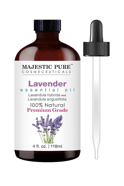 Majestic Pure Lavender Essential Oil 118ml with Glass Dropper