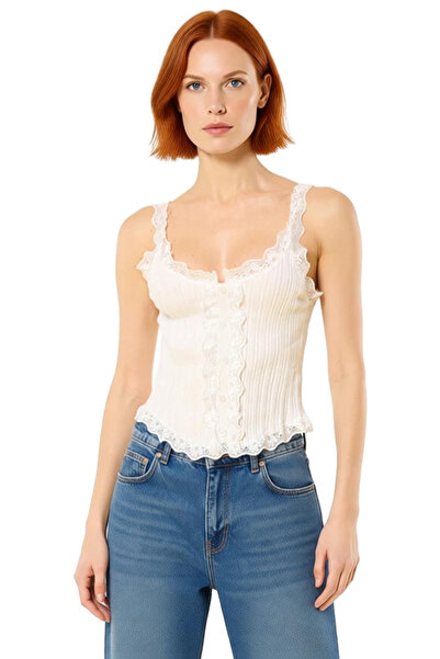 PayBuy Women's Knitwear Square Neck Sleeveless Crop Blouse Stylish and Ideal for Everyday Wear Quality Stylish Comfortable