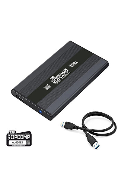 Ropcomp 2.5" USB 3.1 Gen1 Sata Harici SSD Kutusu Alüminyum