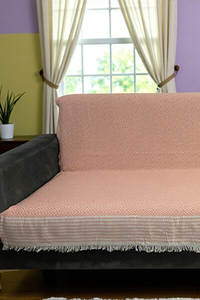 Cottonest غطاء كرسي مزين بالشراشيب 170 × 210 سم