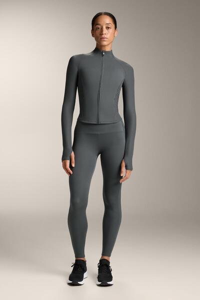 Oysho Comfortlux rib technical jacket