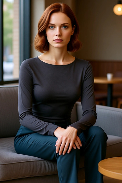 PayBuy Women's Fitted Viscose Ribbed Boat Neck Low Sleeve Ruched Detail Long Sleeve Knitted Blouse for Daily Wear