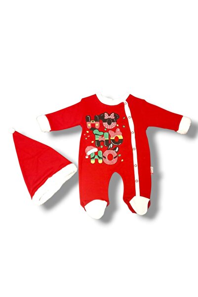 MİNİSHOOW New Year's Themed Hat Baby Romper