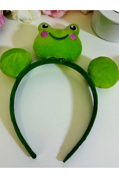 ADEN JEWELRY kurbağa şekilli çocuk taç