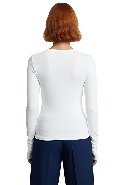 PayBuy Women's Anthracite Viscose Striped Fitted Long Sleeve Basic Blouse Cool & Comfort Casual with Persona