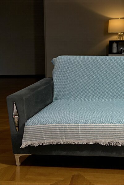 Cottonest غطاء كرسي مزين بالشراشيب 170 × 210 سم