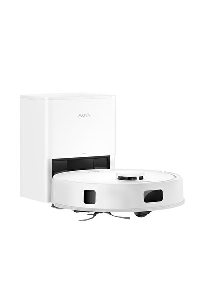 Mova Aspirator robot cu mop E20 Plus, 5000Pa, autocurățare, perii anti-încurcare, alb