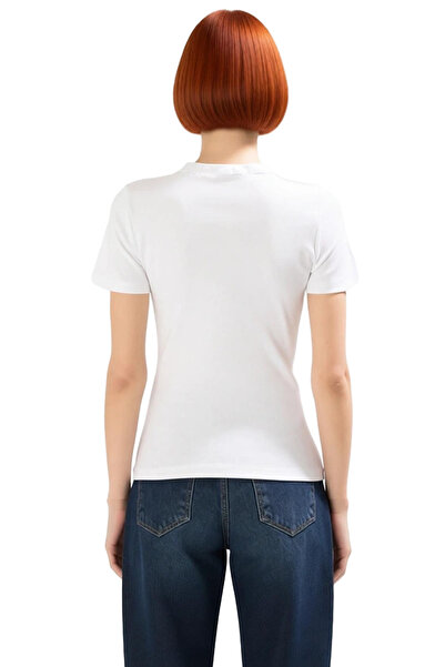 PayBuy Γυναικεία μπλούζα με κοντό μανίκι από βαμβάκι με λαιμόκοψη Casual Summer Special Design Zarifane