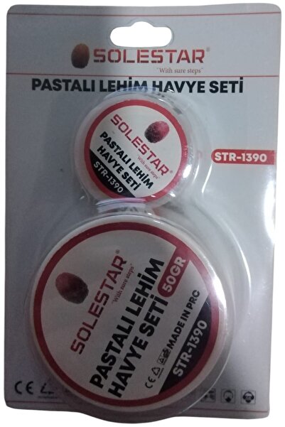 BRATİ HAND TOOLS Makaralı Lehim ve Pasta Seti 1mm 50gr 40/60 Kalite Flux Lehi...