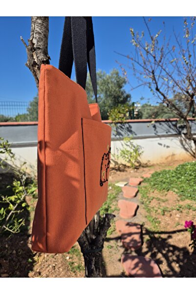 Handream Chubby Cats Tile Duck Fabric Shoulder Bag