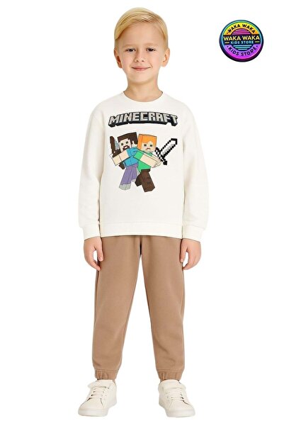 ww waka waka kids store Minecraft Štampano komplet trenerke za dečake