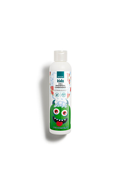 AVON Kiddie Pack-KIDS FRUITY SCENT EAU DE COLOGNE+KIDS LITTLE MONSTER WATERMELON 2IN1 SHAMPOO&CONDITIONER