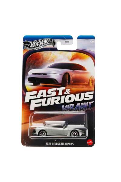 HOT WHEELS Fast & Furious Temalı Arabalar HNR88 - Jby38 2022 Delorean Alphas