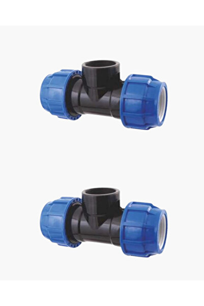 Altınyapı Hobi Market وصلة أنابيب كانجال أنثى تي إي 20*20*20 مم (ثنائية)