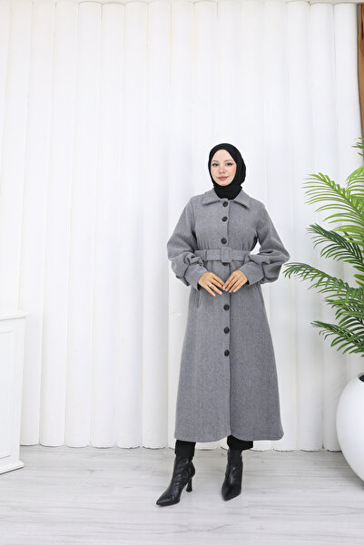 sorisso Long Belted Stamp Coat